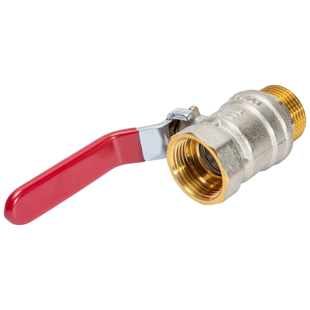 Кран шаровый для воды TIM, 3/4" г-ш, рычаг