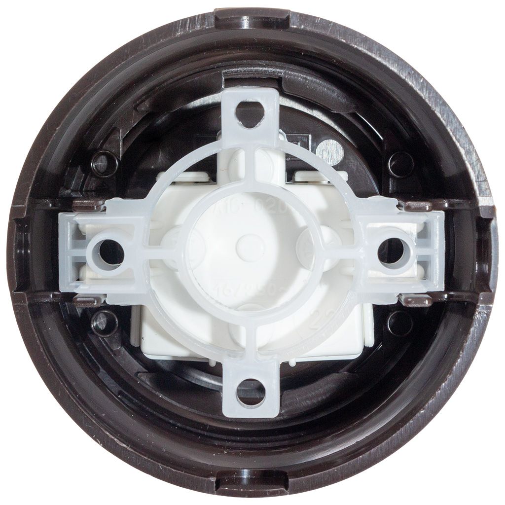 Розетка открытой проводки Bylectrica Ретро, 1-местная, без заземления, темный шоколад