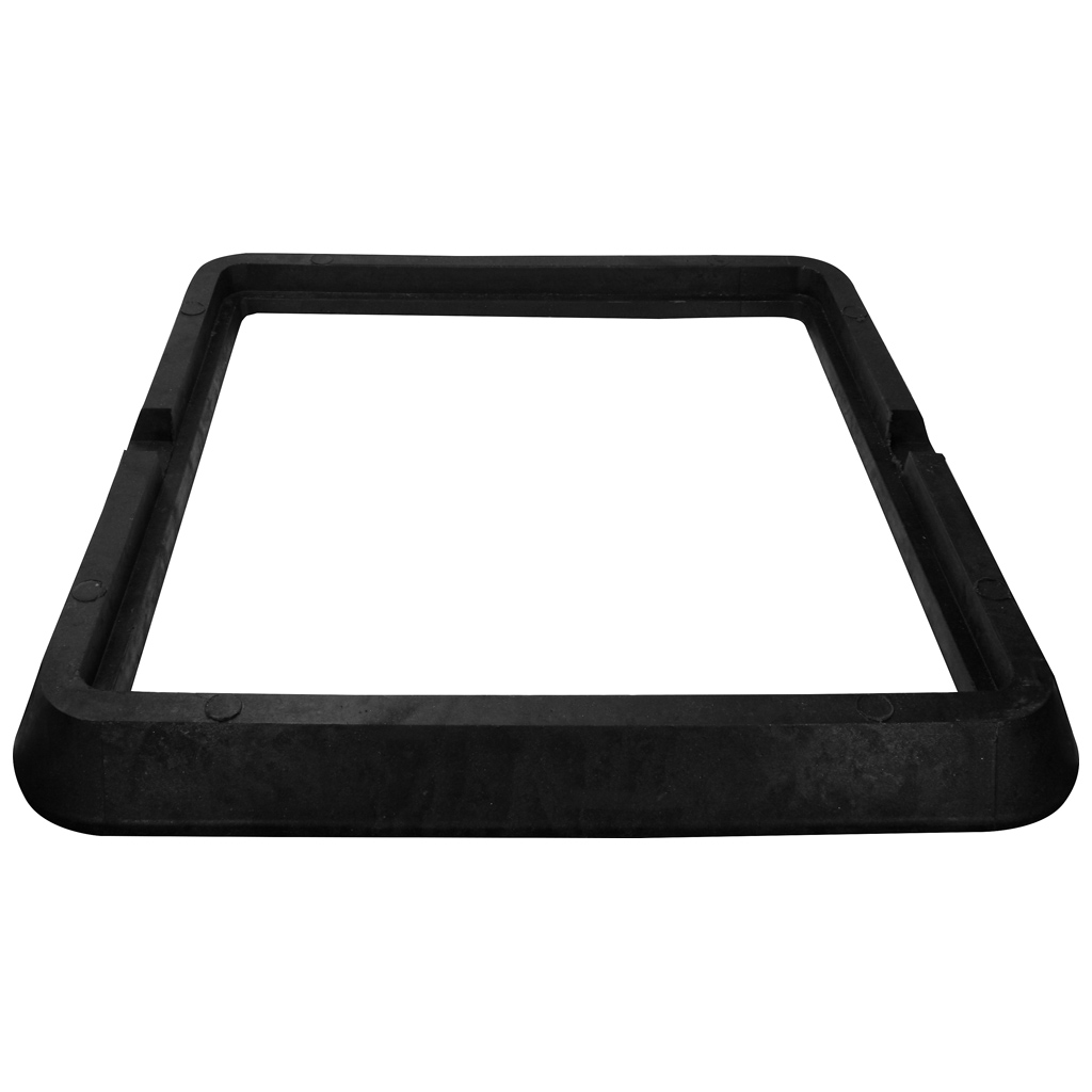 Люк канализационный легкий, 685х685х60мм, 3т, полимерный, черный