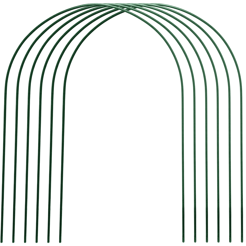 Парниковая дуга Садовита, стальная в ПВХ оплетке, 1200х1000х3000м, комплект 6шт