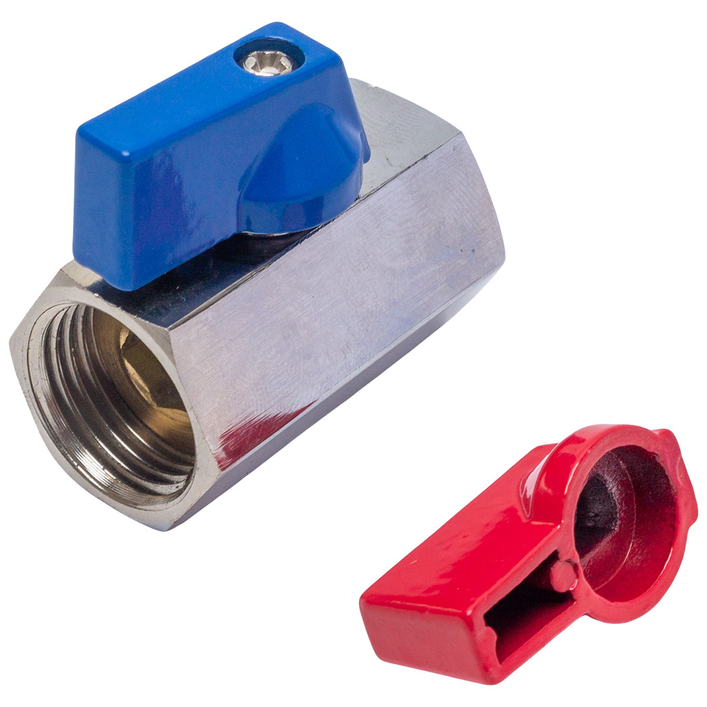 Кран шаровый для воды TIM Mini, 1/2" г-г