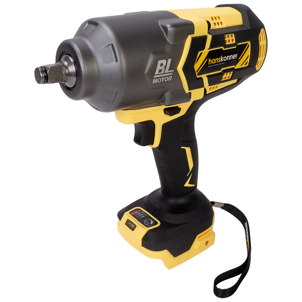 Набор электроинструмента Hanskonner, Дрель ударная + Гайковерт, в ящике с АКБ 6А+ЗУ 4,