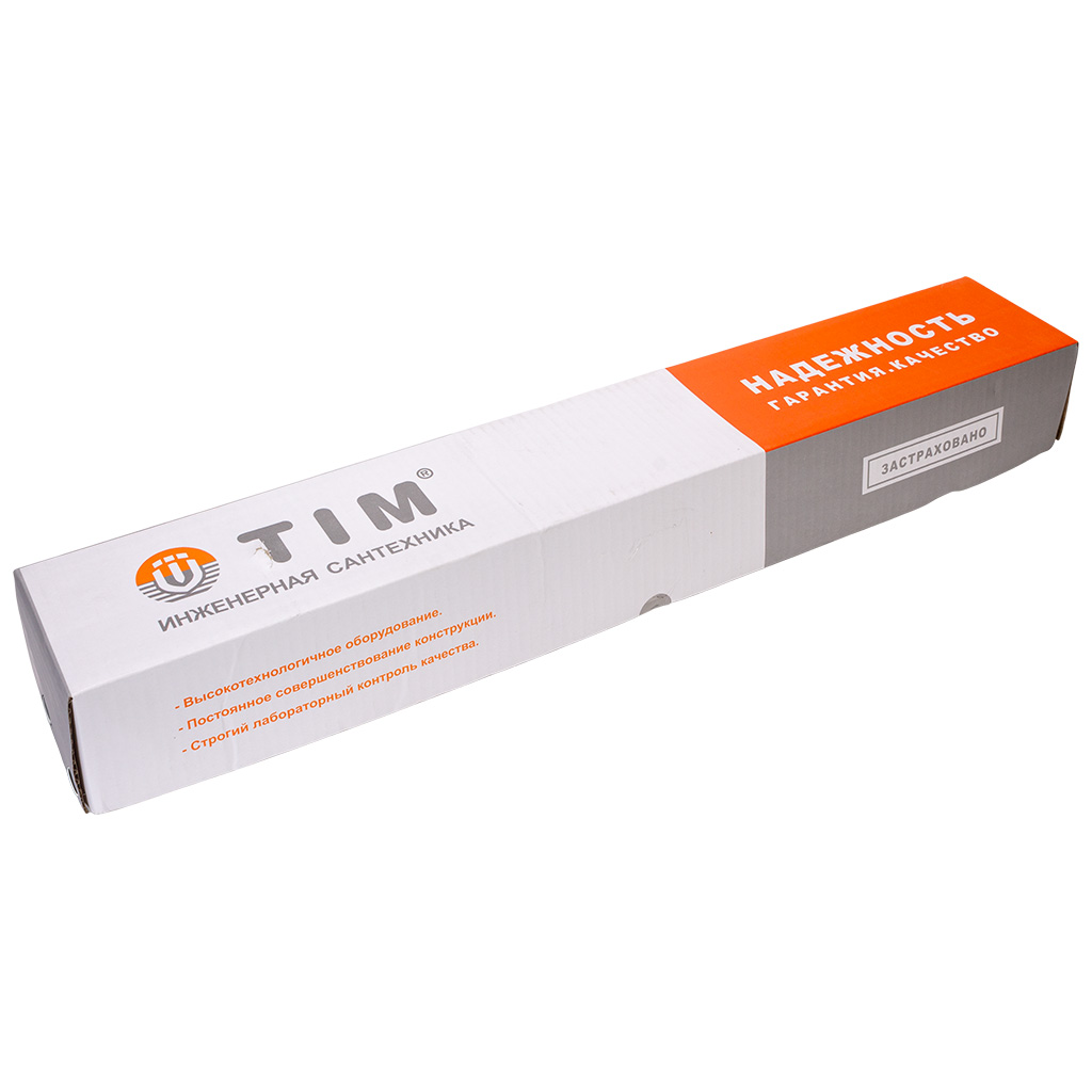 Кран незамерзающий для стен TIM, уличный, 450мм