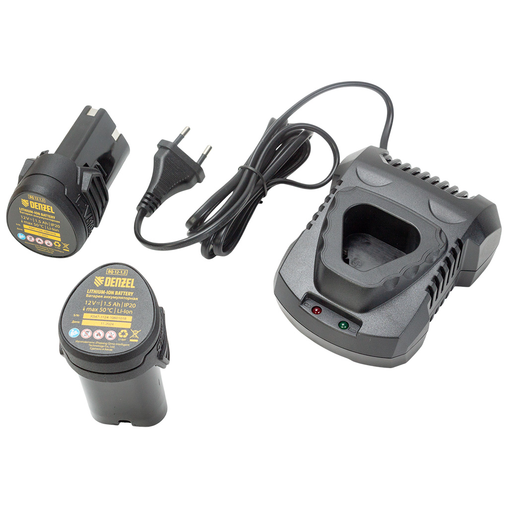 Дрель-шуруповерт аккум. 12В, Denzel CDQ-12