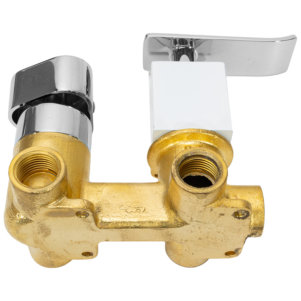 Смеситель Lemark Contest LM5822CW, для ванны и душа, встраиваемый