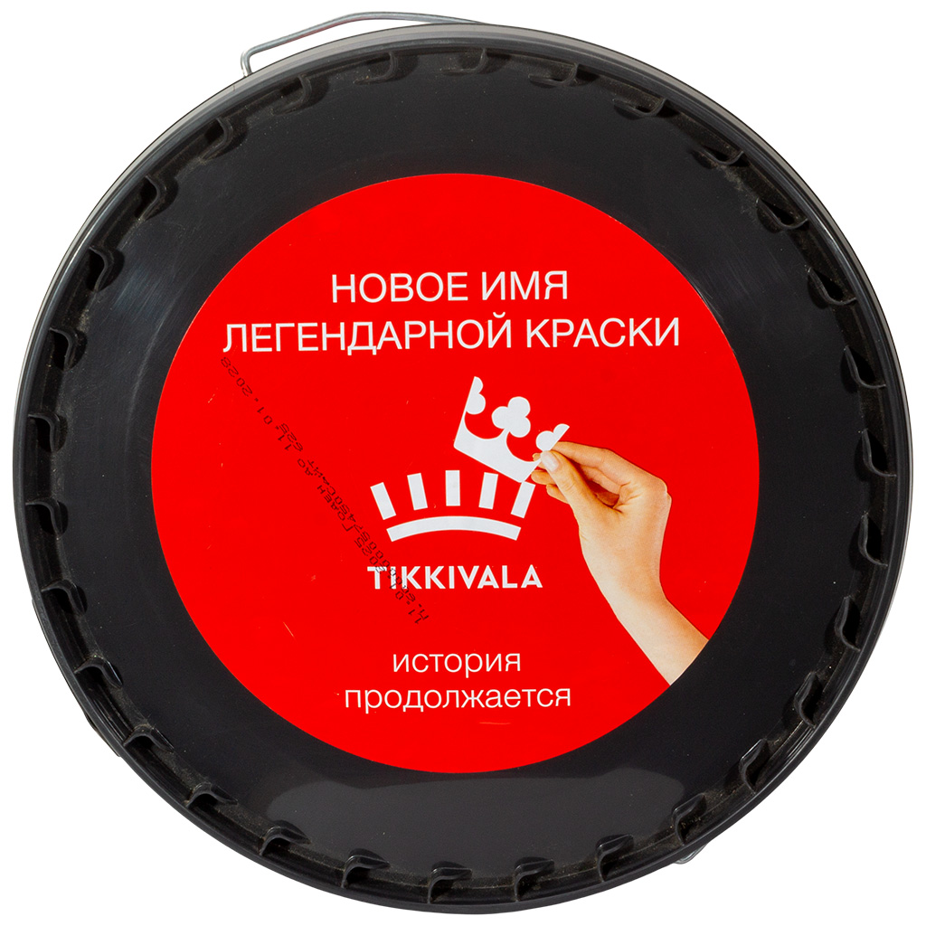 Краска водно-дисперсионная Tikkurila Euro Power-7, для стен и потолка, моющаяся, матовая, база А, 11.5кг