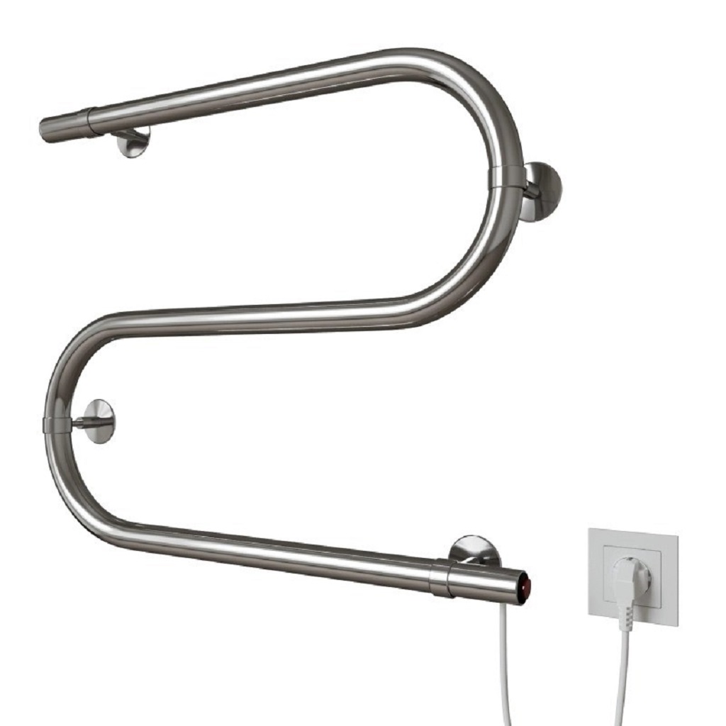 Полотенцесушитель  электрический Mixline Симпл, хром, 400 х 500мм