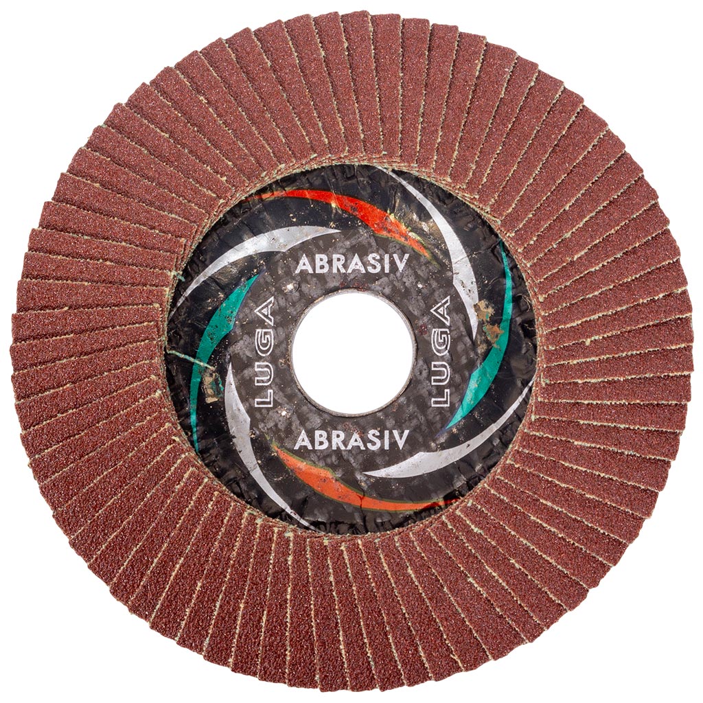 Круг шлифовальный лепестковый Луга, 125х22.2мм, Р80, торцевой