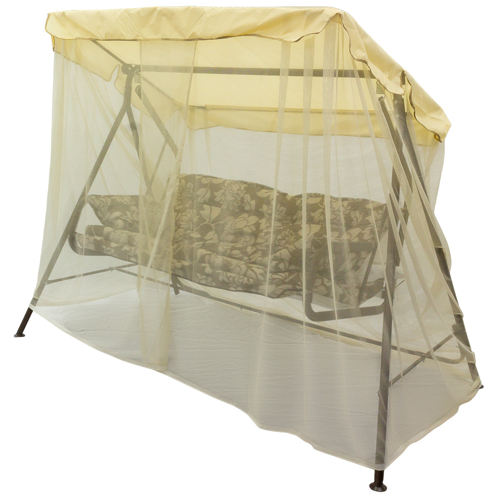 Качели садовые Olsa "Невада" С1531, 2-х местные с москитной сеткой, 1445х1210х2280мм