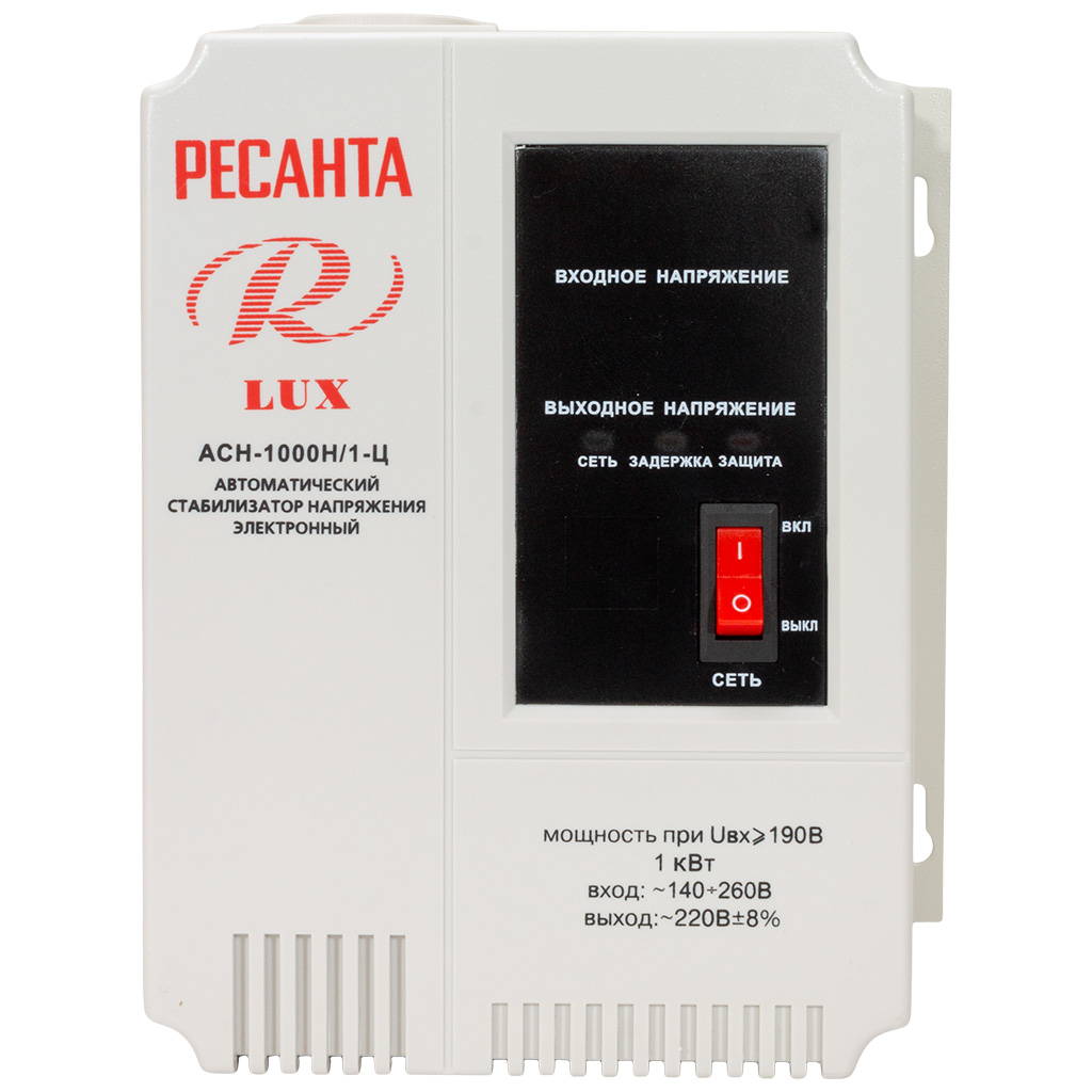 Стабилизатор напряжения Ресанта Lux АСН-1000Н/1-Ц