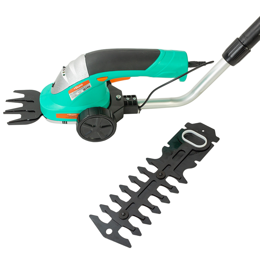 Кусторез аккумуляторный Sturm! СНT3601, длина реза 120мм, 7.2В