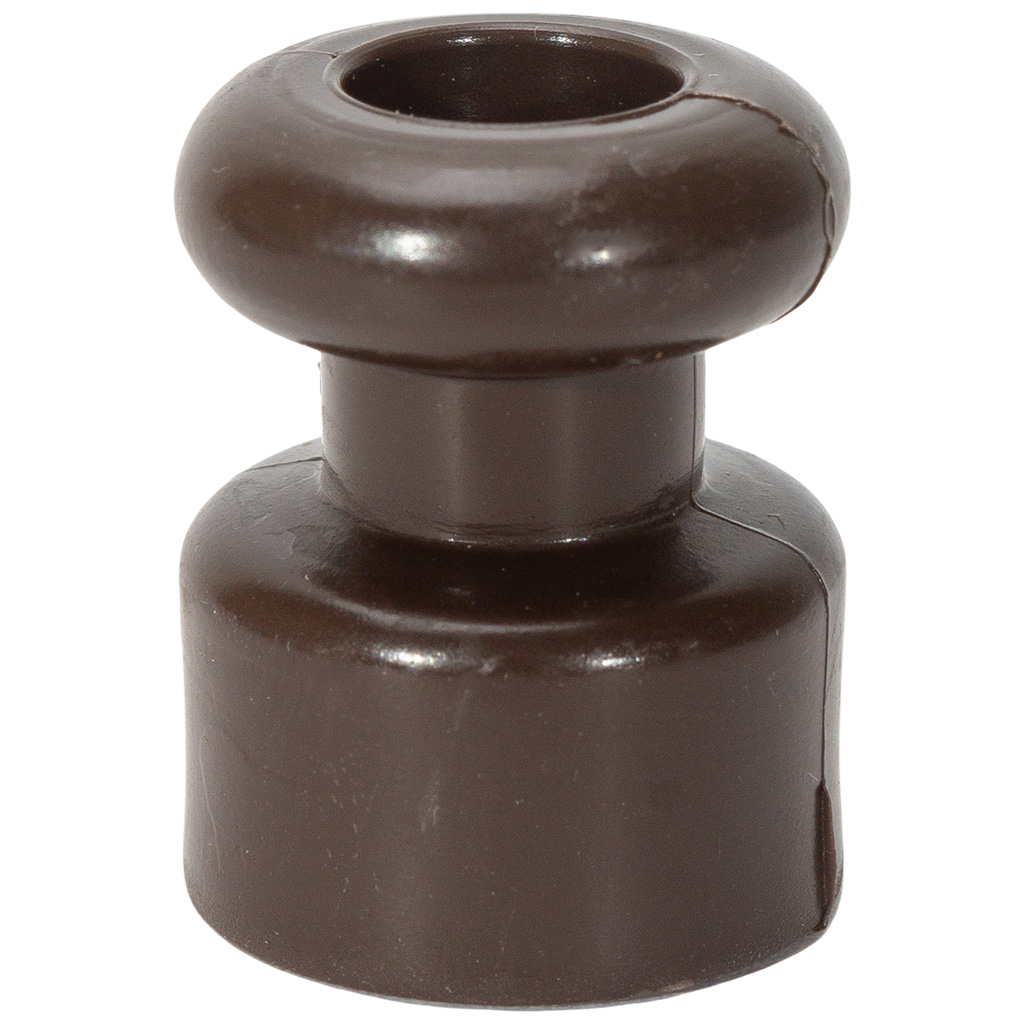 Изолятор для витых проводов Bylectrica Ретро, коричневый, 10шт/уп.