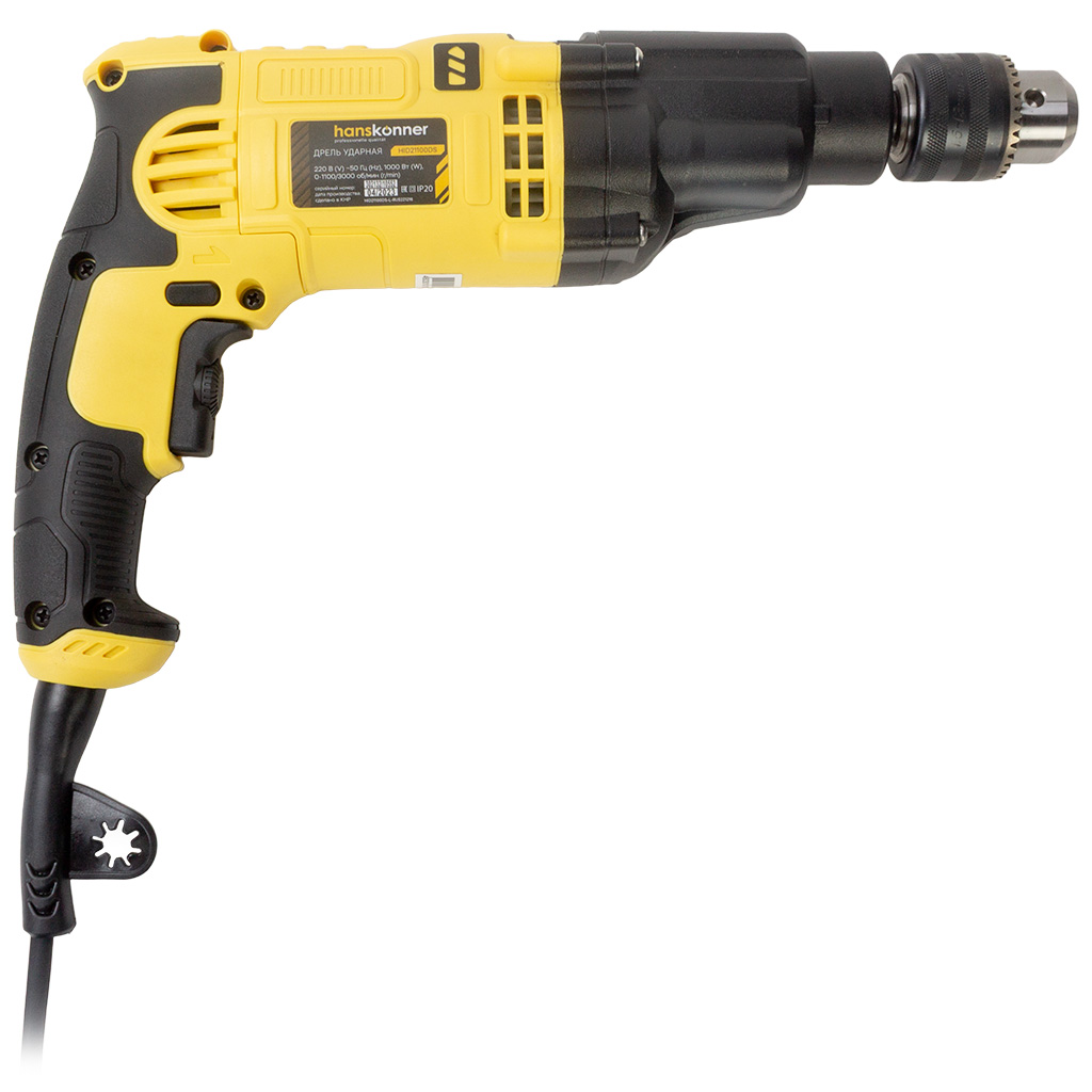 Дрель ударная Hanskonner HID21100DS, 1000Вт