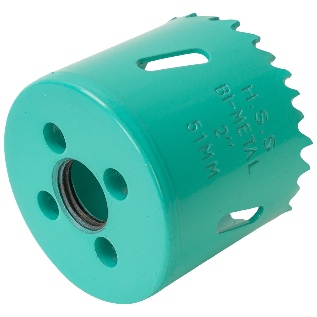 Коронка Sturm! биметаллическая, 51мм, по тонколистовому металлу, центрирующее сверло