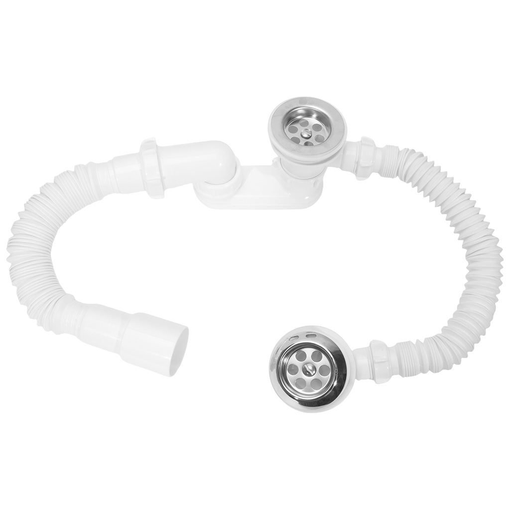 Сифон для ванны Aquant, c плоским переливом, D40/50мм, L700мм