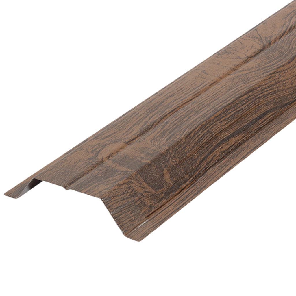 Штакетник металлический, 105 х 1500мм, Print Premium Antique Wood, П-образный