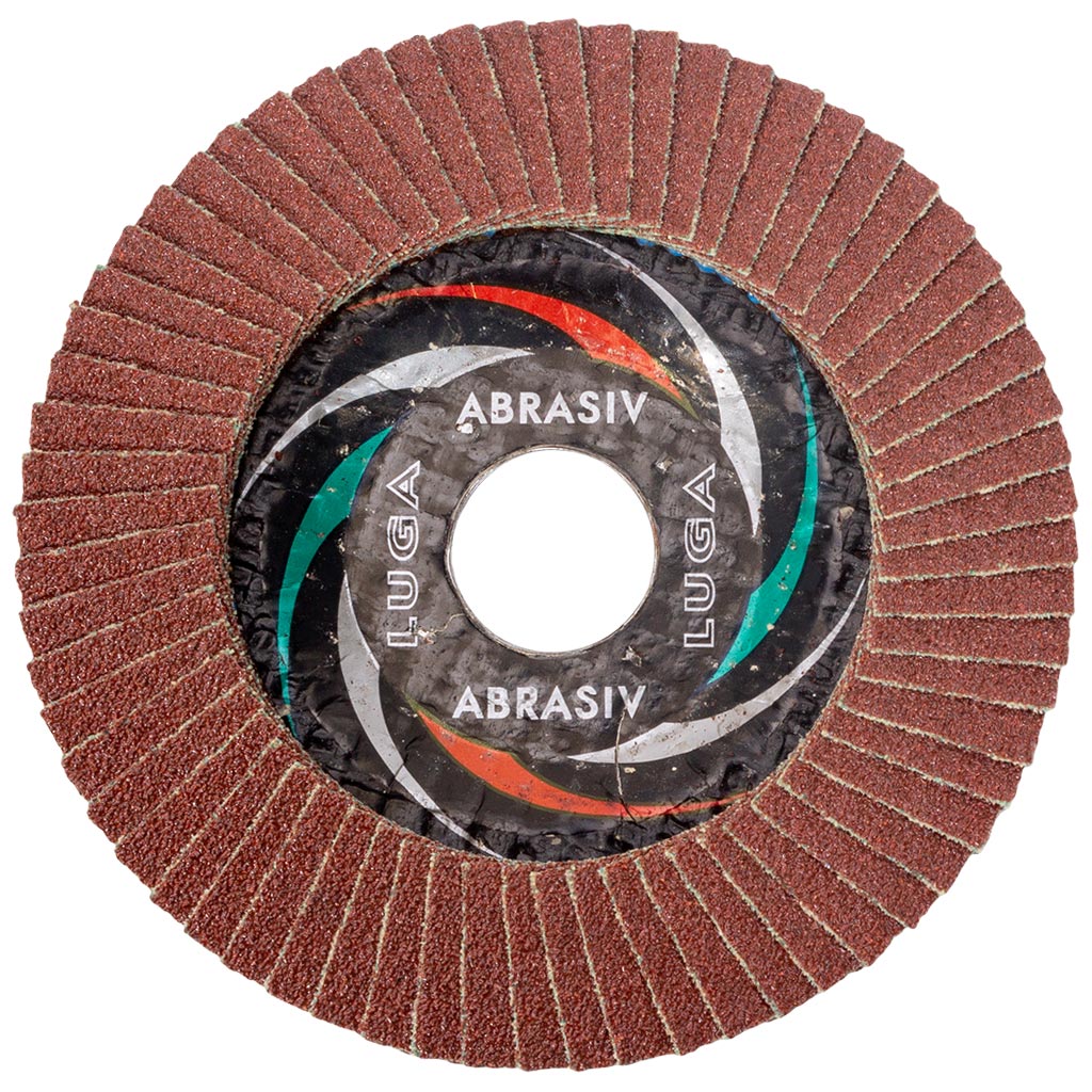 Круг шлифовальный лепестковый Луга, 115х22.2мм, Р60, торцевой