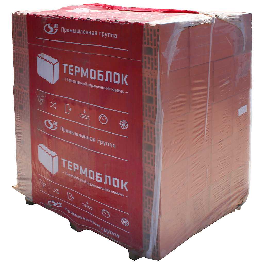 Блок керамический Сталинградский 38 (г. Волгоград), 10,7НФ, М-100, 380х250х219мм, (60шт/упак.).