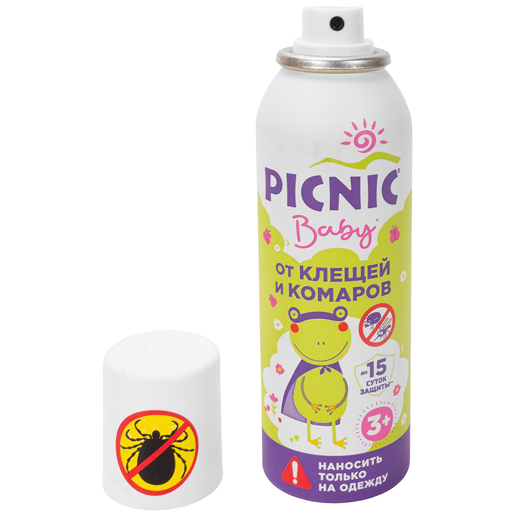 Спрей Пикник Baby, от клещей и комаров, 125мл