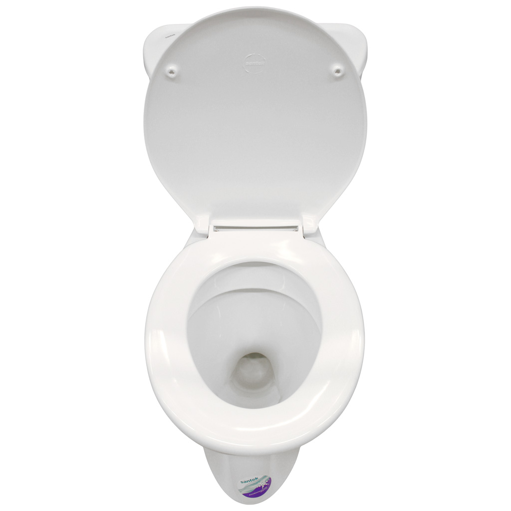 Унитаз-компакт Santek Бриз, двухрежимная арматура, нижняя подводка, выпуск косой