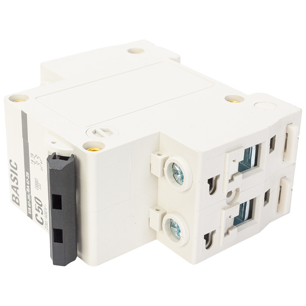 Выключатель автоматический ВА47-29 EKF, 2 полюсный, 50А С 4.5кА