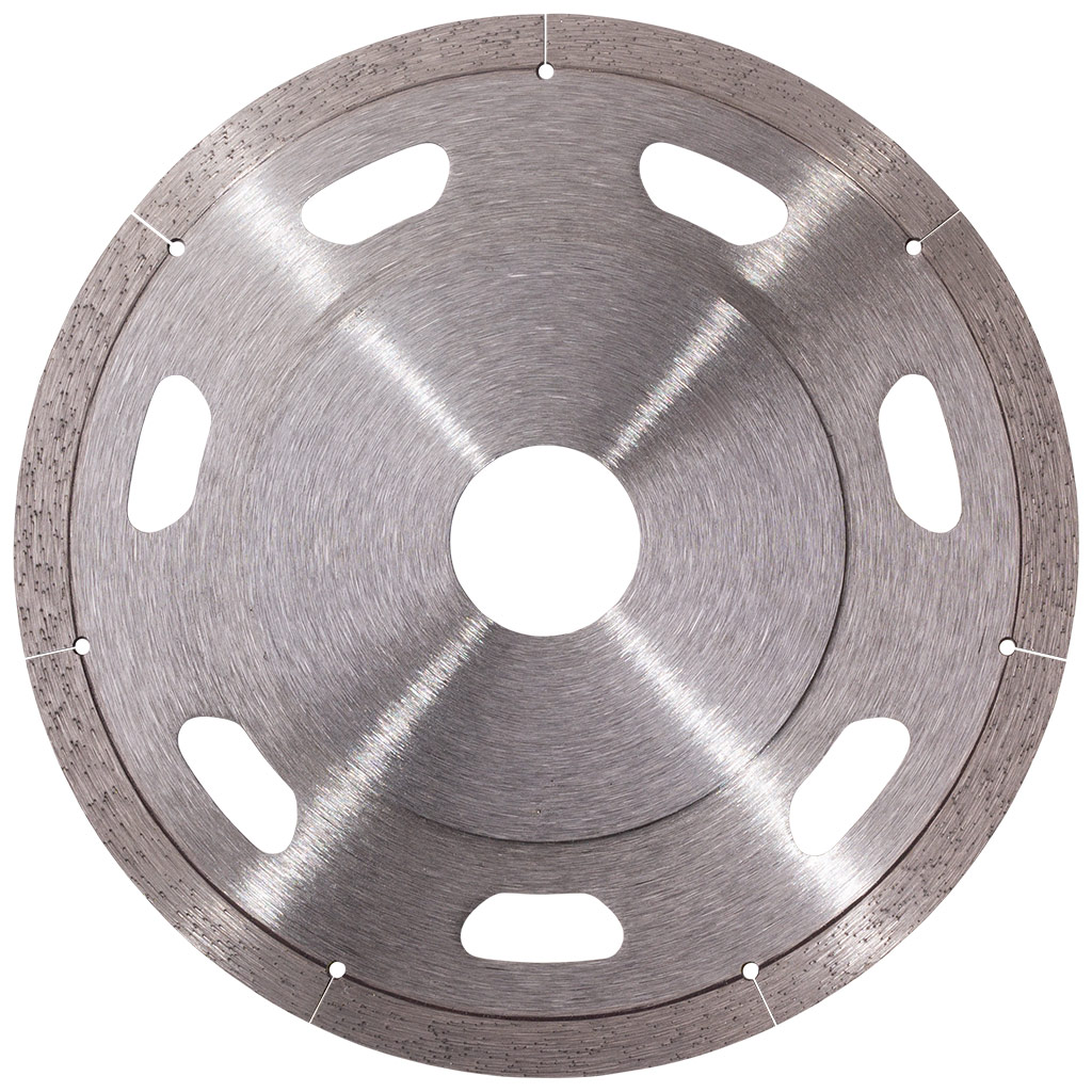 Диск отрезной Hanskonner TilePro, сегментный, алмазный, по керамике, мокрый/сухой, 115х22.2мм