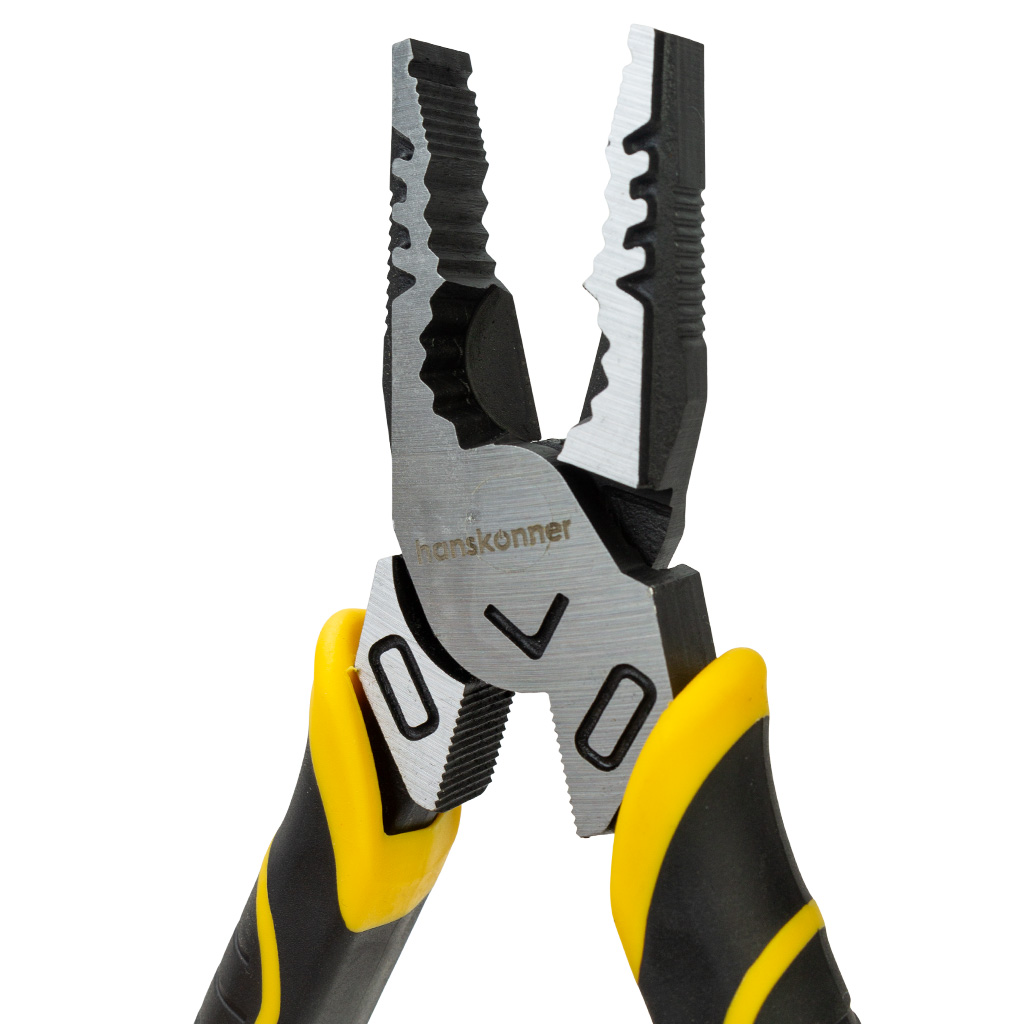 Пассатижи Hanskonner, эксцентриковый шарнир, +30% к силе реза, 200мм