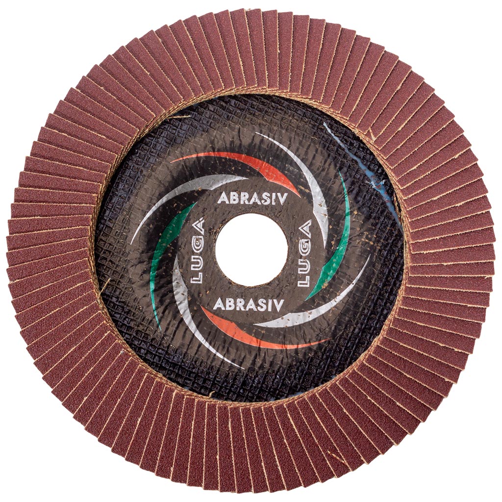 Круг шлифовальный лепестковый Луга, 150х22.2мм, Р120, торцевой