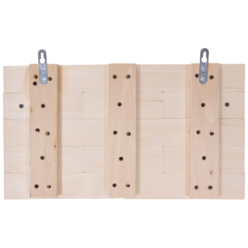 Вешалка в баню и сауну "Кирпичики", 3 крючка