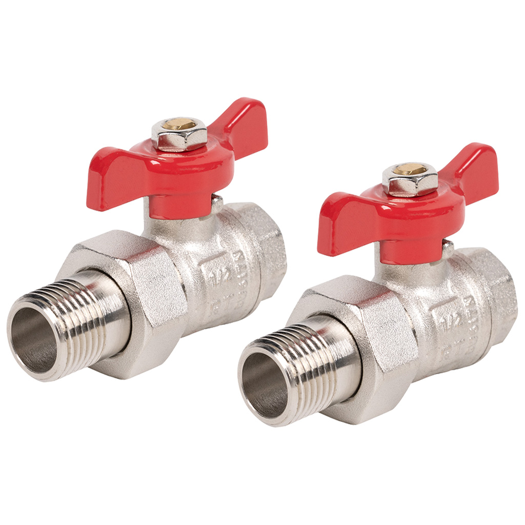 Набор для подключения радиатора Royal Thermo, прямой, 1/2"