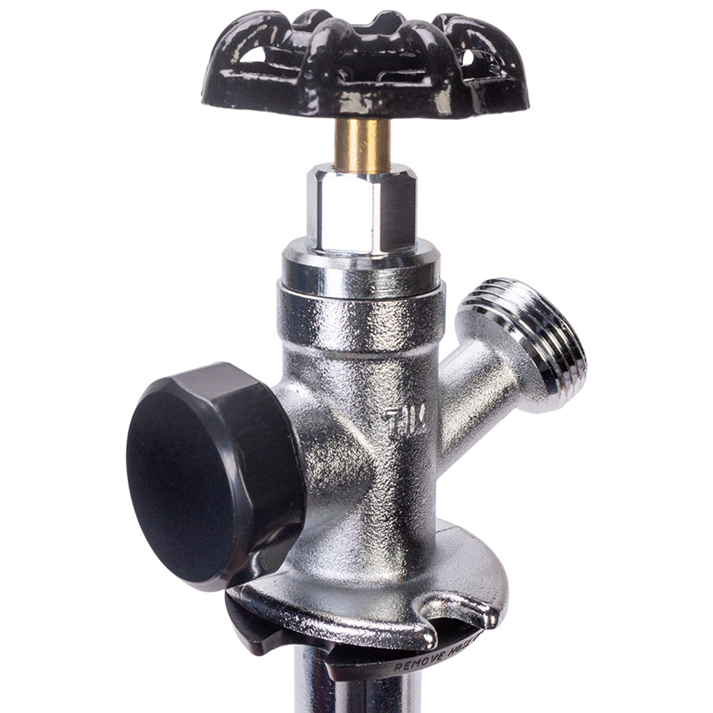 Кран незамерзающий для стен TIM, уличный, 250мм