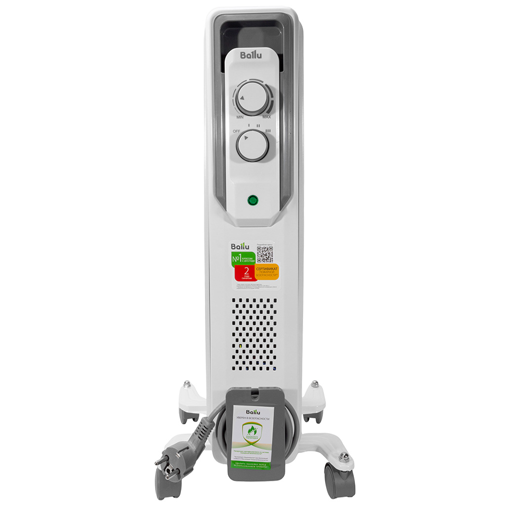 Масляный обогреватель Ballu Cube BOH/CB-05W 1000 (5 секций)