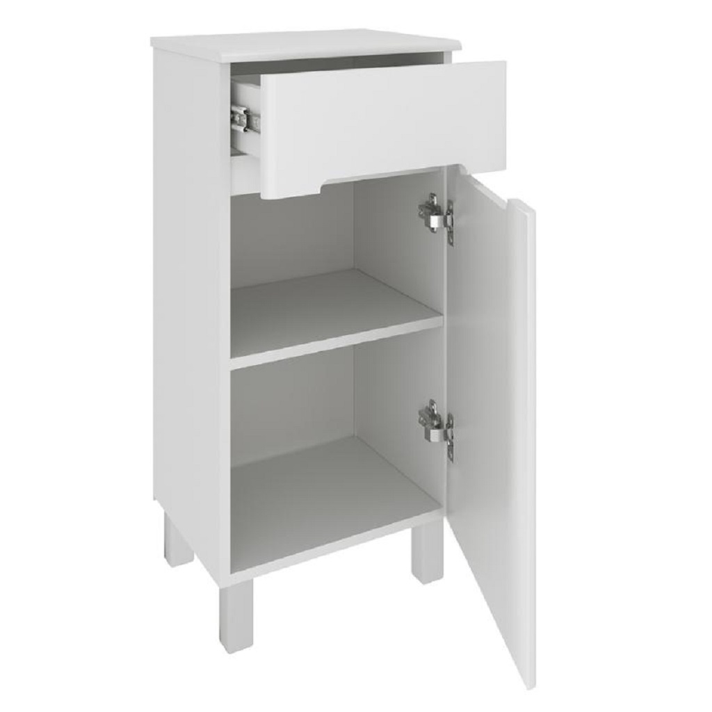 Полупенал Парма 40, белый, правый