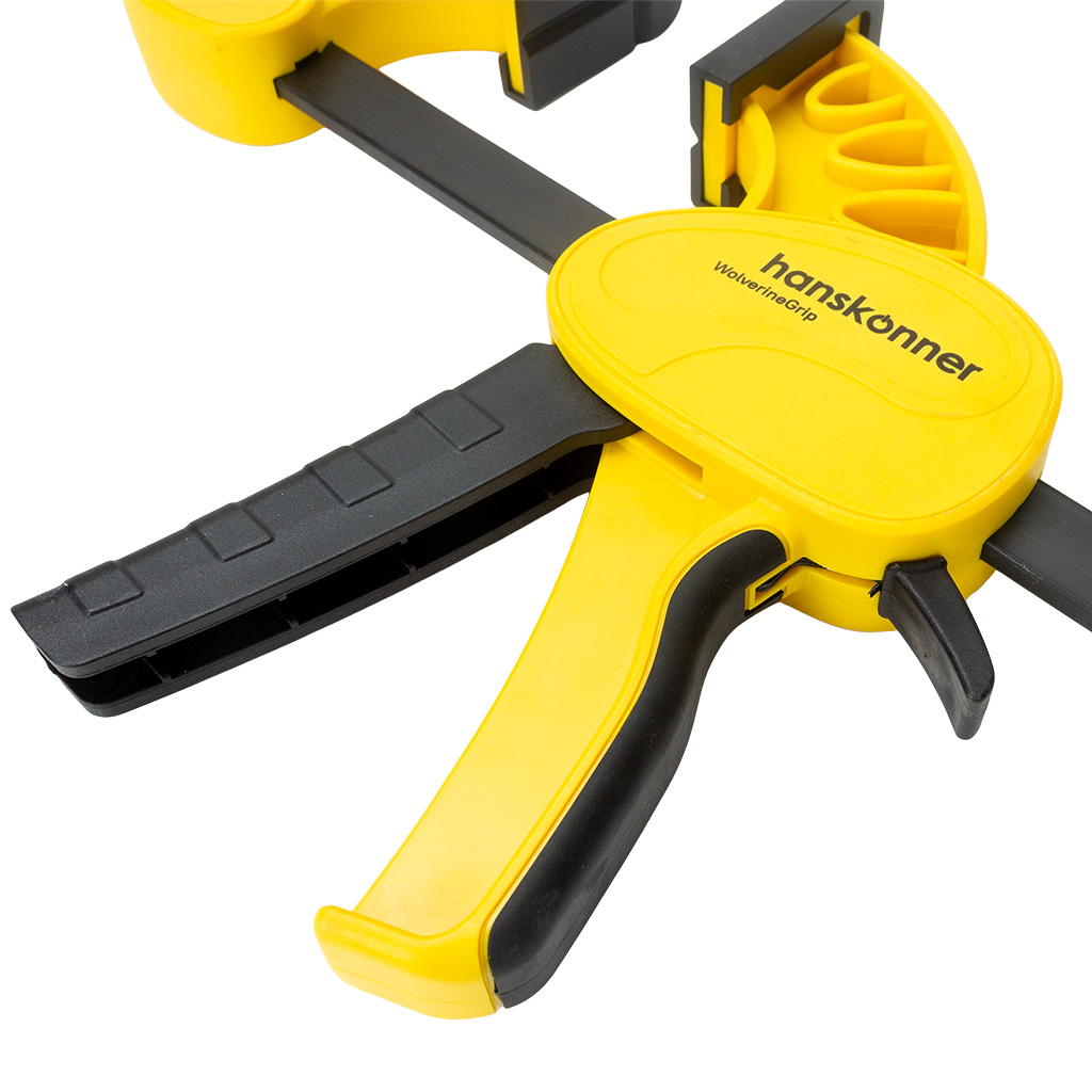 Струбцина пистолетная Hanskonner, нейлоновая, 600мм