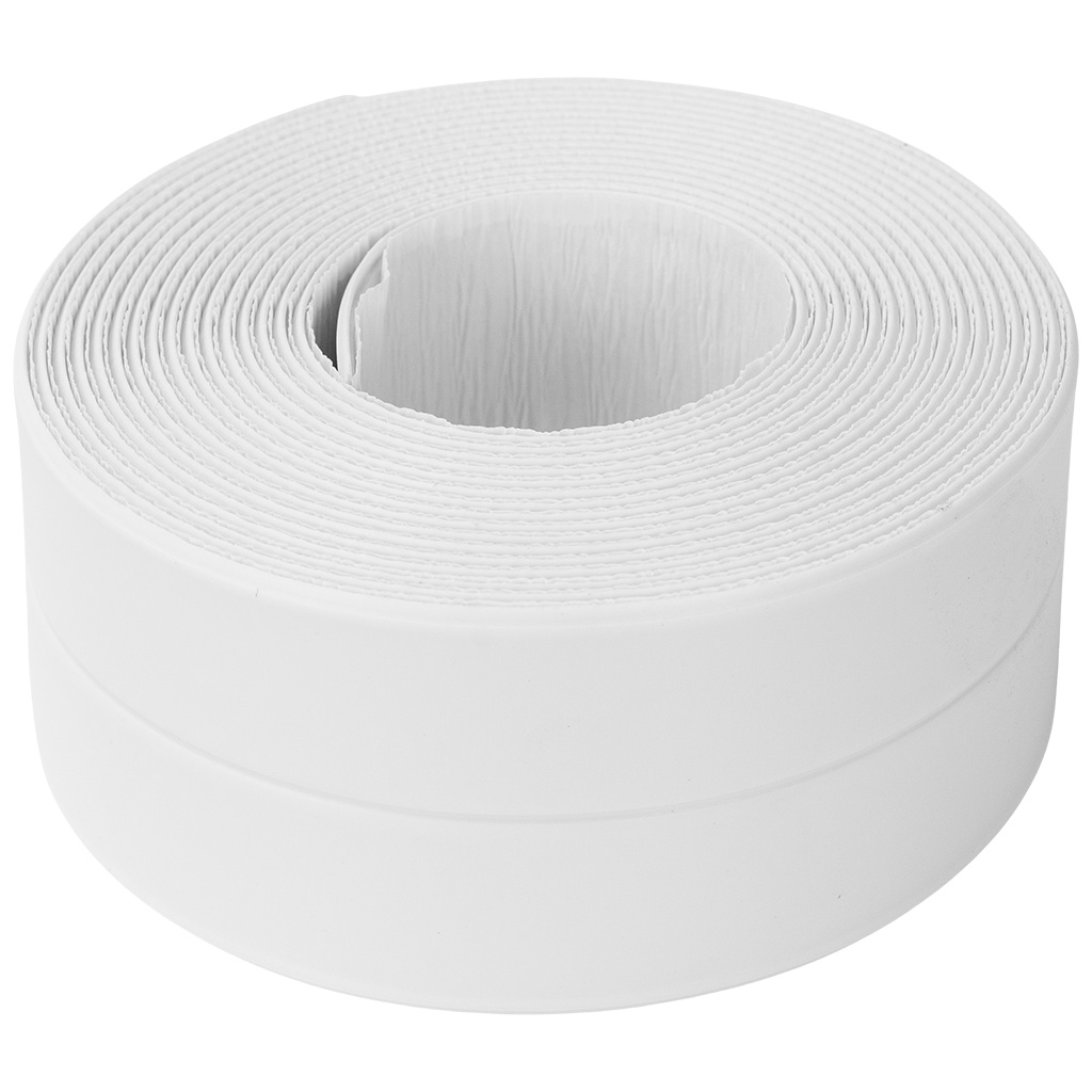 Лента бордюрная ВМ03-38, высота 38мм, длина 3,35м, белая, ПВХ