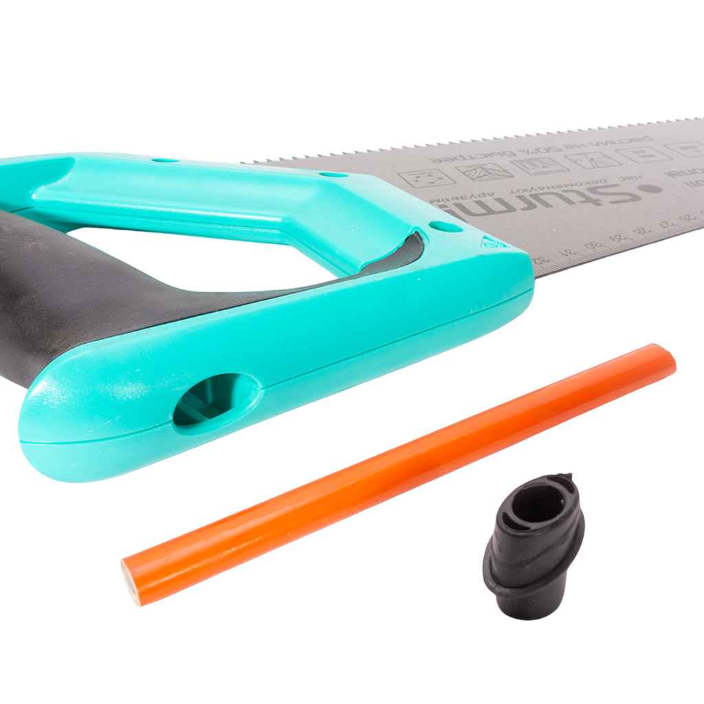 Ножовка Sturm!, по дереву, с карандашом, 400мм