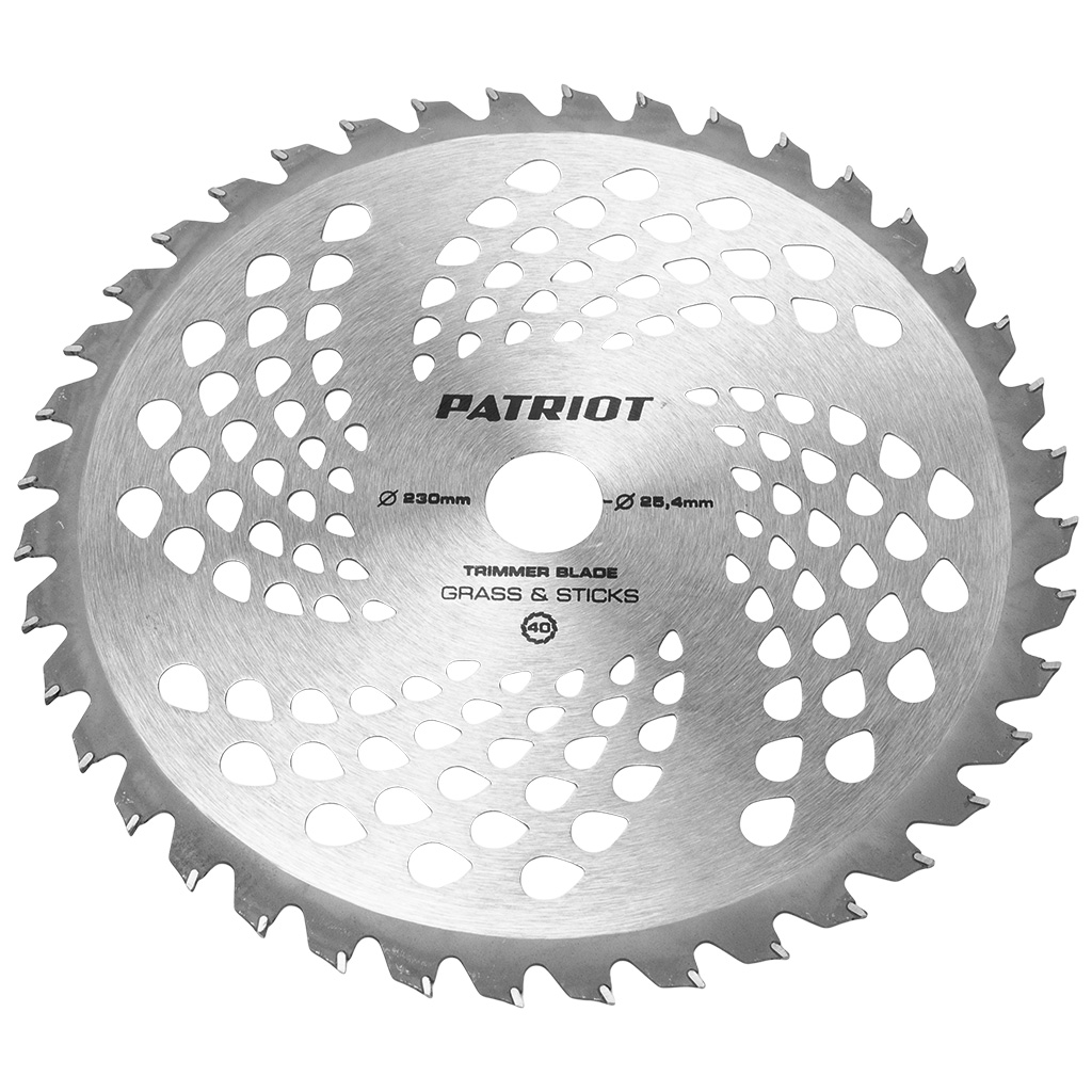 Диск для триммера Patriot TBS-40 Promo, 40 зубьев, 230х25.4х1.3мм