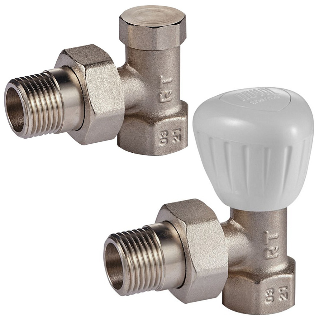 Набор ручной ругелировки радиатора Royal Thermo, угловой, 1/2"