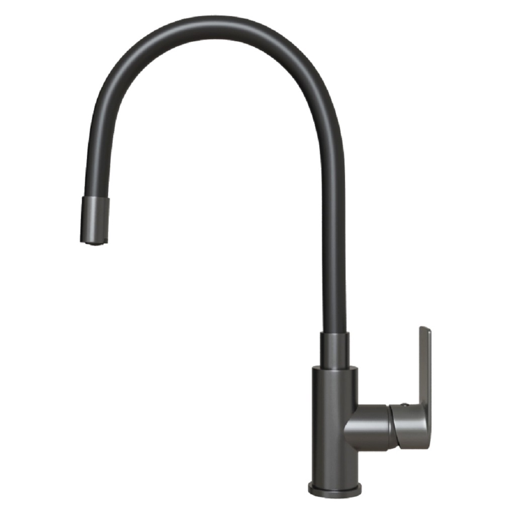 Смеситель для кухни Mixline ML33-098GR, графит