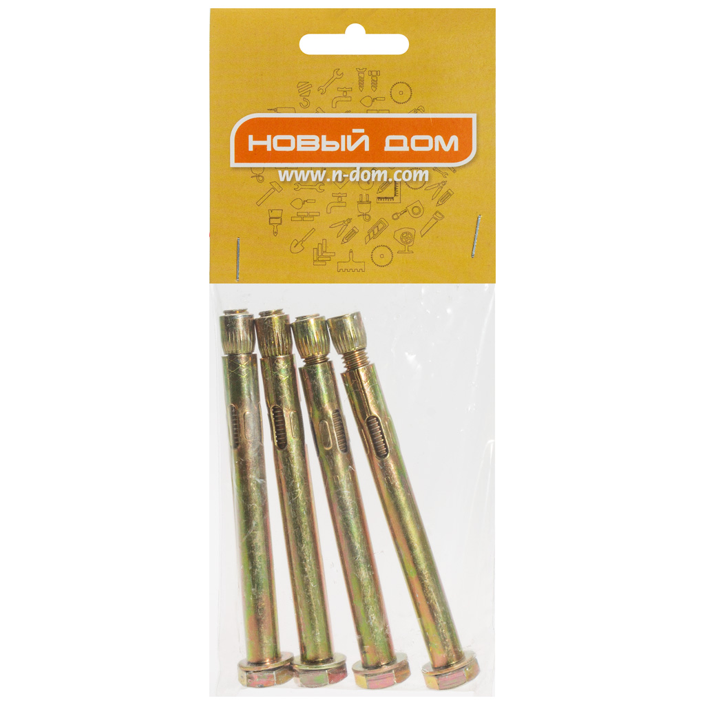 Анкер болт 10 х100, 4шт/упак
