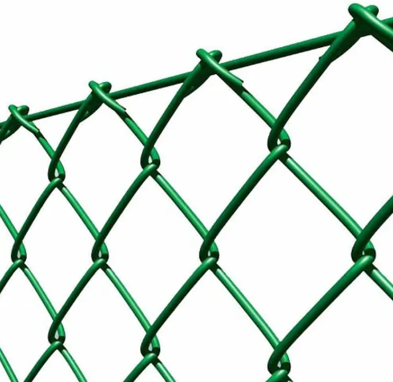 Сетка рабица в ПВХ, 55х55х2.2мм, h1.2м, 10м