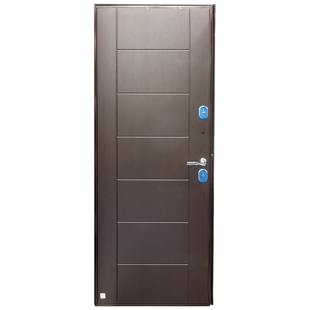 Дверь металлическая ISOTERMA Медный антик, темный кипарис, 860х2050х110мм, правая