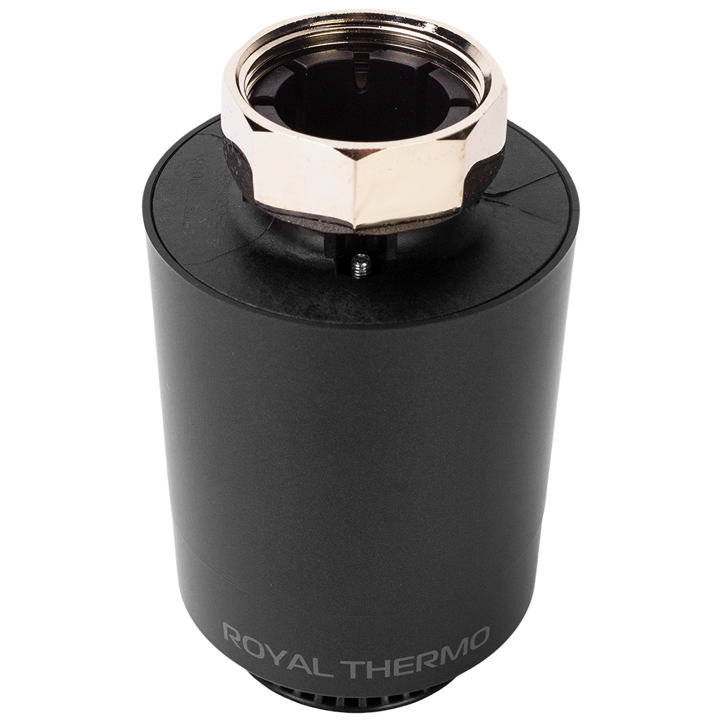 Термостат радиаторный Royal Thermo Smart Heat, электронный, черный