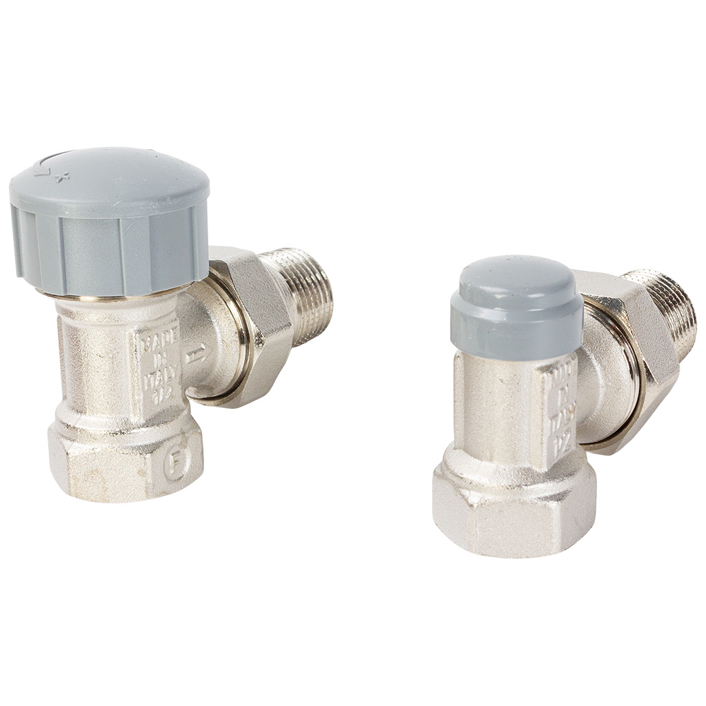 Набор термостатический для радиатора Royal Thermo, угловой, 1/2", М30х1.5