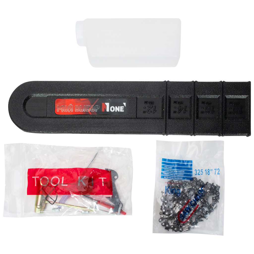 Бензопила цепная Number One GS3300/52-PRO, шина 18", 2.4кВт