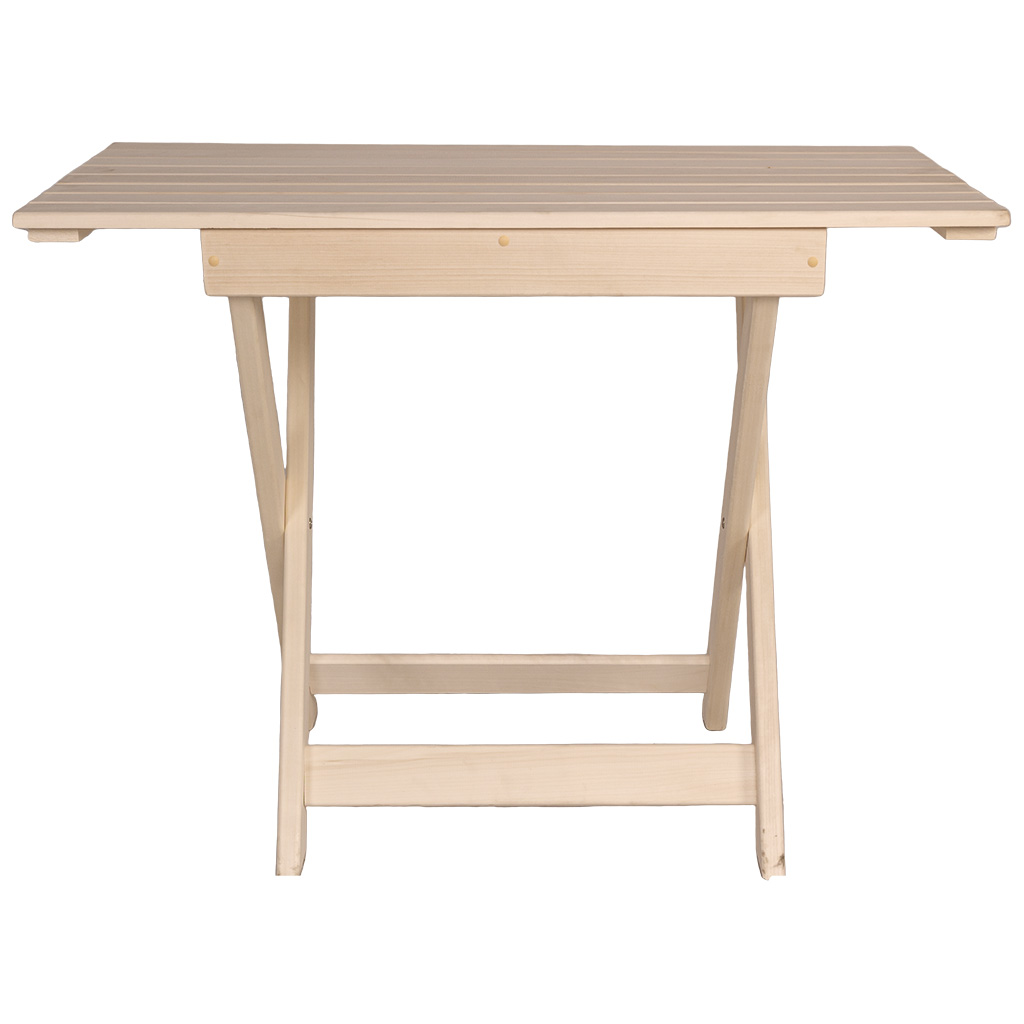 Стол раскладной, липа, 1000мм х 760мм х 600мм