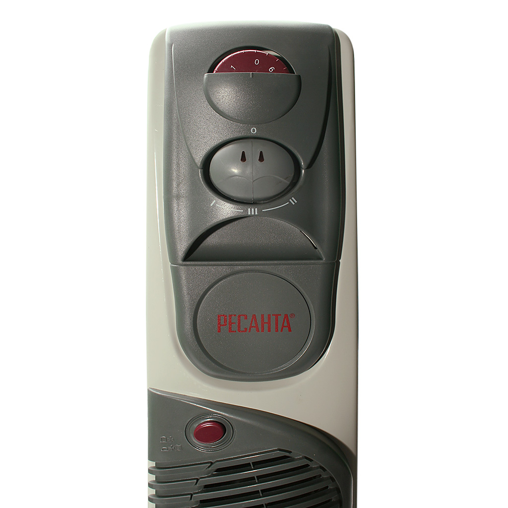 Обогреватель масляный Ресанта ОМ-7НВ, с тепловентилятором, 7 секций