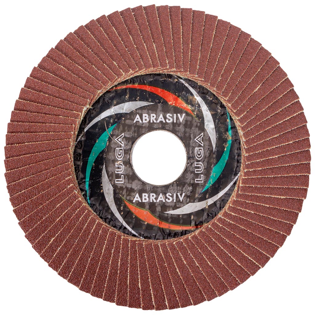 Круг шлифовальный лепестковый Луга, 125х22.2мм, Р100, торцевой