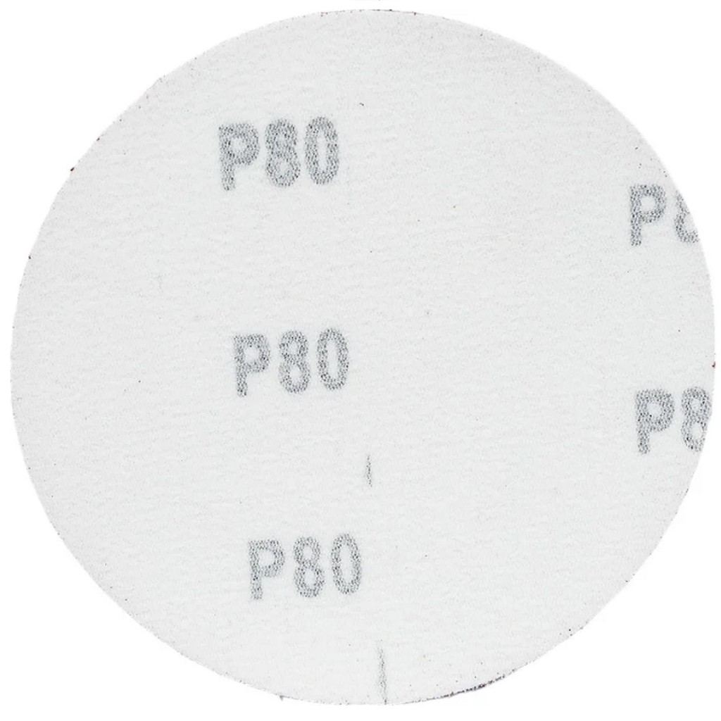 Круг шлифовальный универсальный Gepard, d125мм, Р80, 5шт/упак.