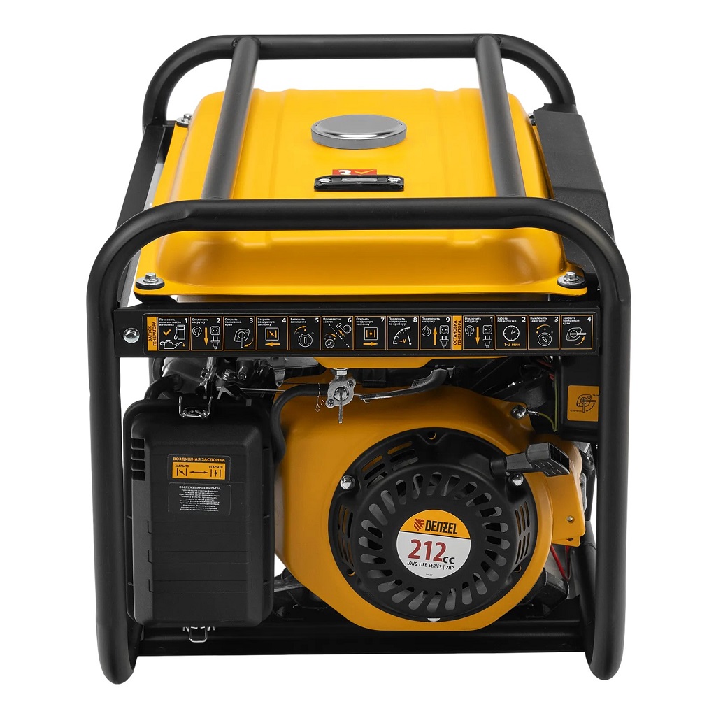 Генератор бензиновый Denzel PS-33E, 3.3кВт, 15л, электростартер